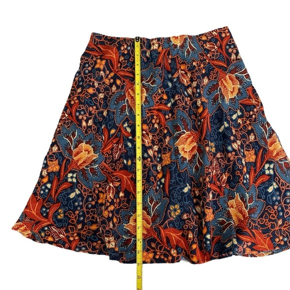 Anthropologie Sisters Gulassa Caterina Mini Skirt Blue Motif Size XS NWT - Picture 5 of 7